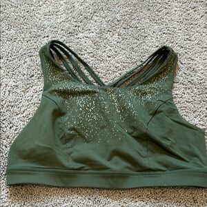 Torrid Green and Gold Sports Bra